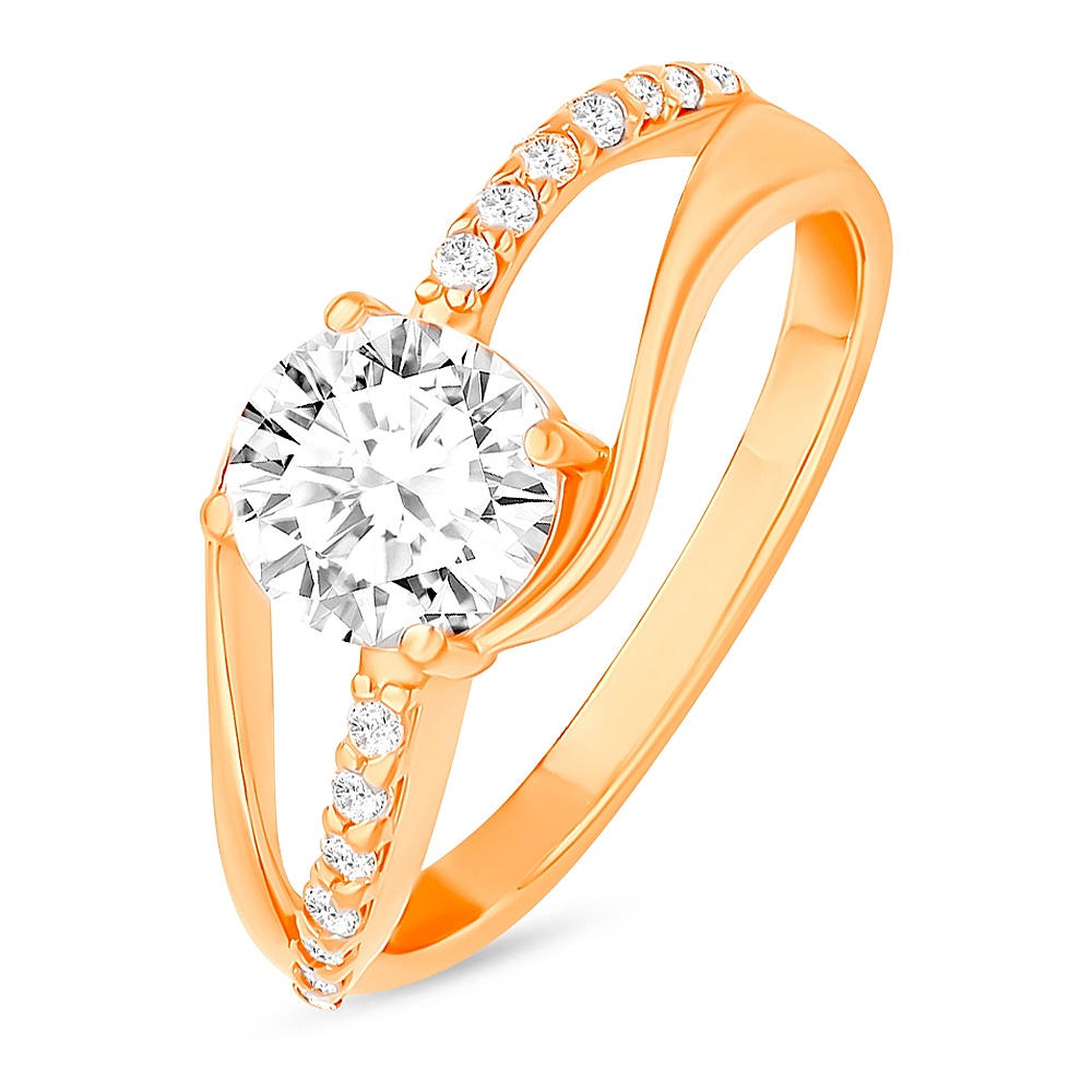 

Кольцо из серебра р.  585Gold 701012478, фианит, 701012478
