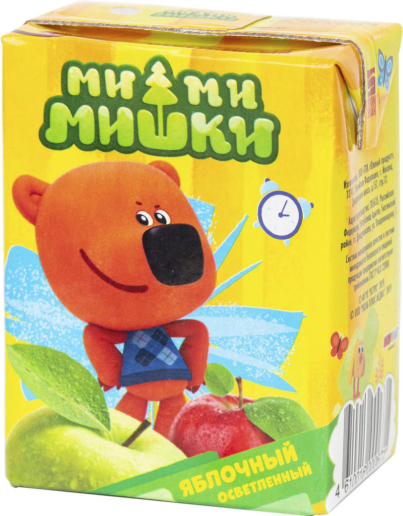 

Нектар Южный продукт Ми-ми-мишки с яблоком 0,2 л