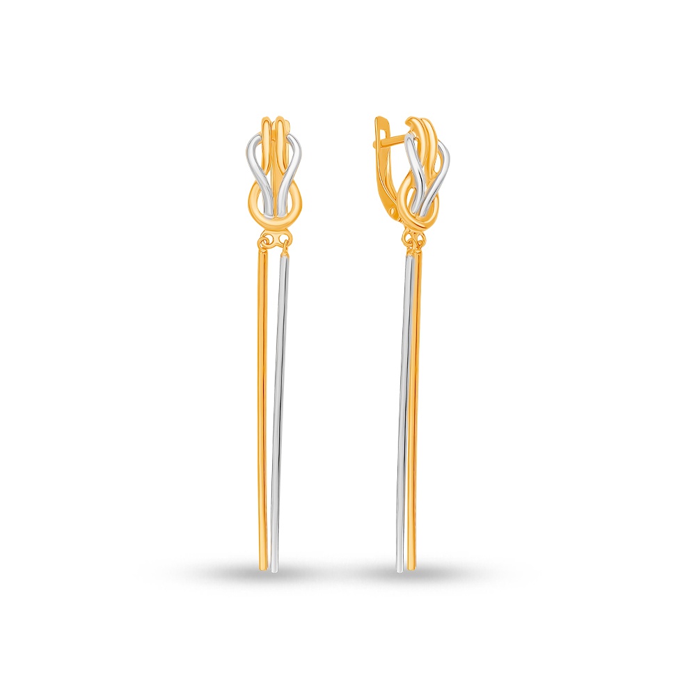 

Серьги подвески из серебра 585Gold 702010240, 702010240