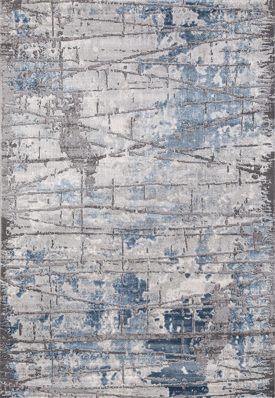 

Ковер турецкий AkTs 80x150 см голубой, 03875-ST-AR