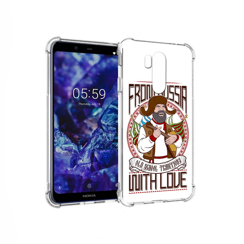

Чехол MyPads Tocco для Nokia X7 русский мужчина (PT123767.122.590), Прозрачный, Tocco