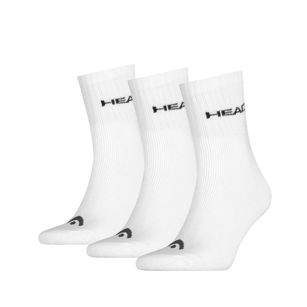 Комплект носков унисекс Head Socks Tennis Club x3 белых 35-38