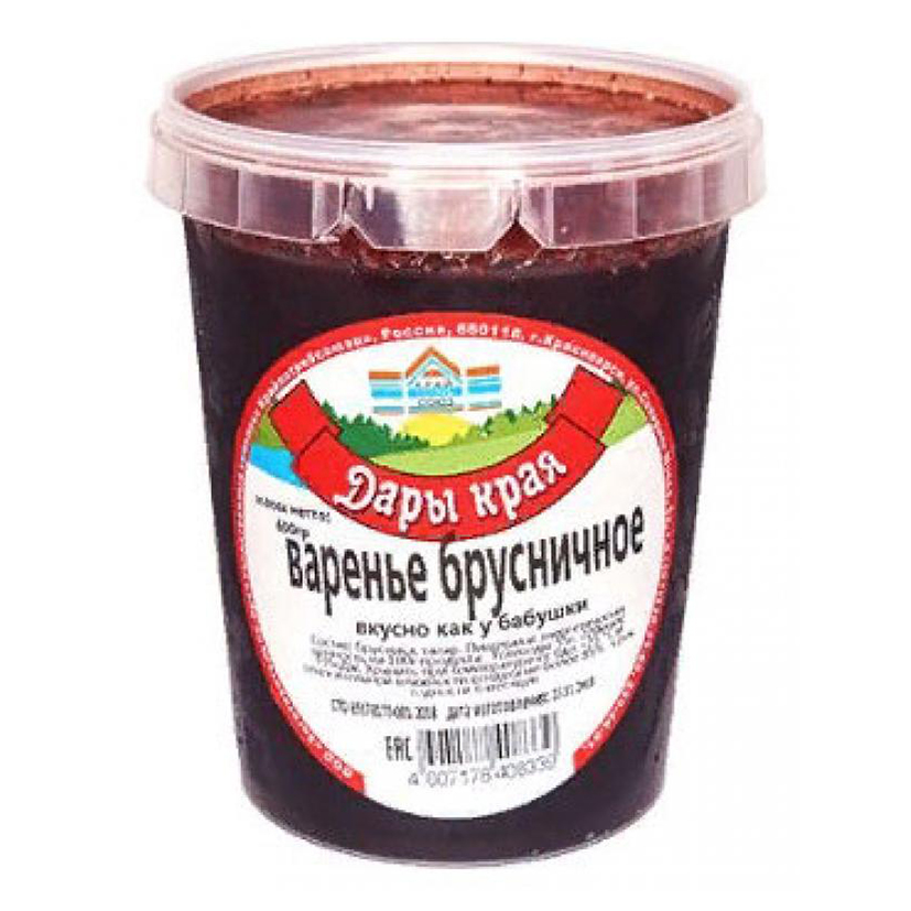 

Варенье Дары края брусничное 300 г