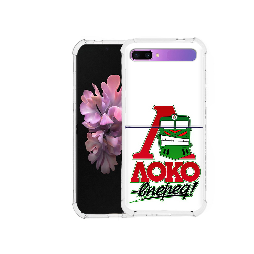 

Чехол MyPads Tocco для Samsung Galaxy Z Flip ФК локо вперед (PT226935.587.181), Прозрачный, Tocco