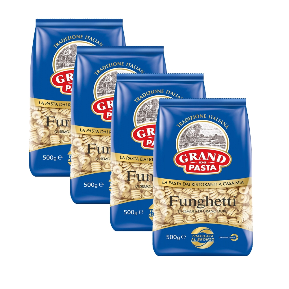 

Спирали Grand Di Pasta фунгетти, 500 г х 4 шт