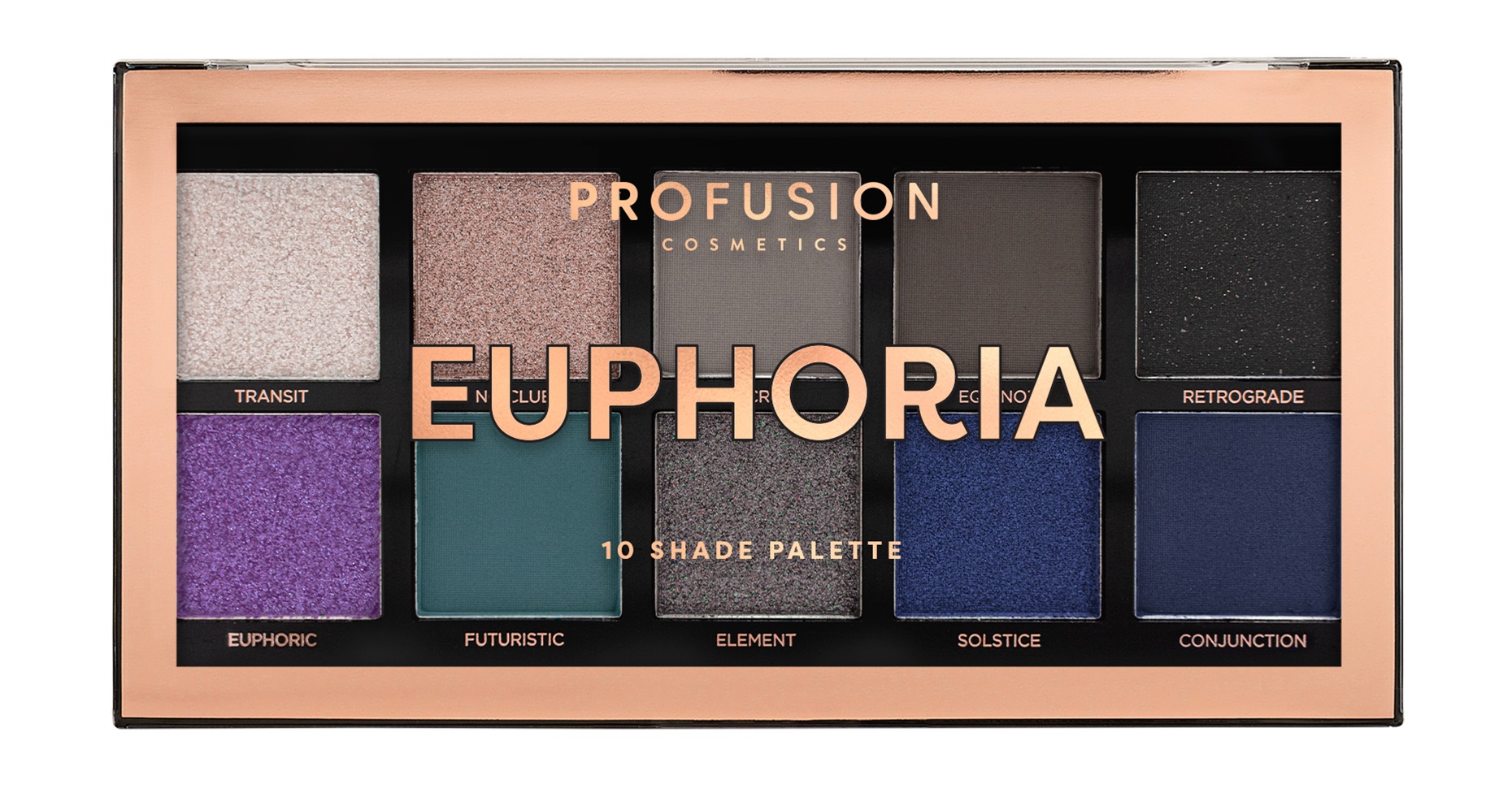 Палетка теней для век Profusion Euphoria 10 Shade Palette