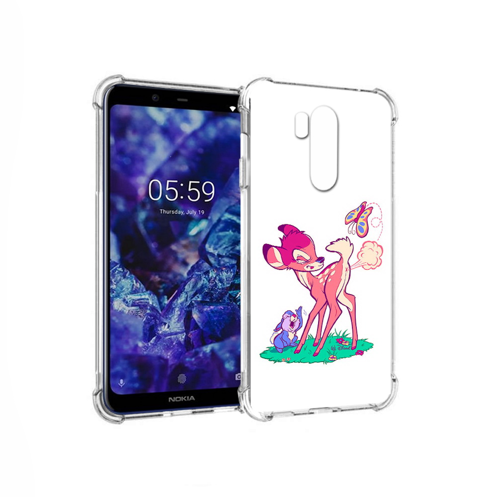 

Чехол MyPads Tocco для Nokia X7 смешной олененок (PT123767.122.610), Прозрачный, Tocco