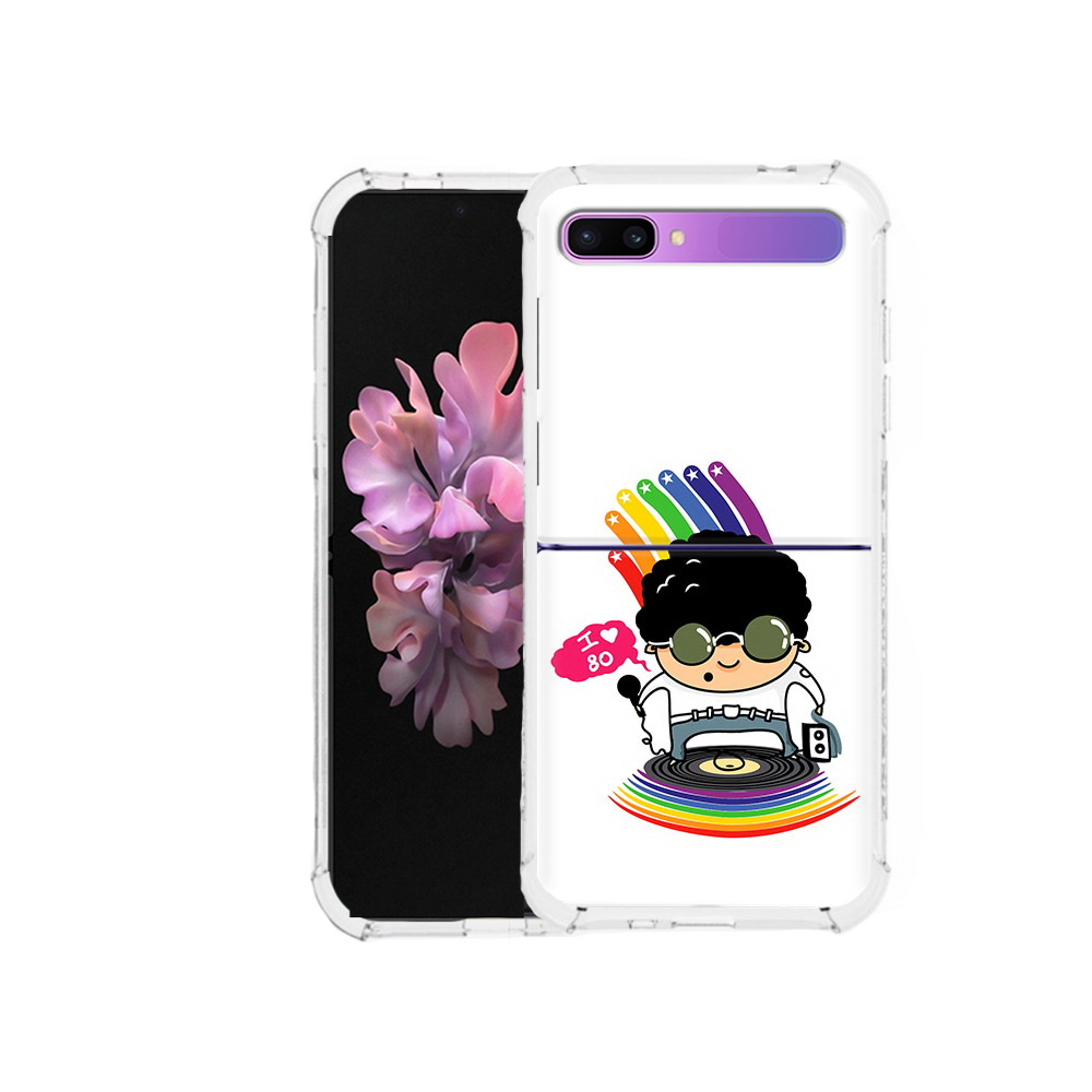 

Чехол MyPads Tocco для Samsung Galaxy Z Flip Я люблю 80-е (PT226935.587.205), Прозрачный, Tocco