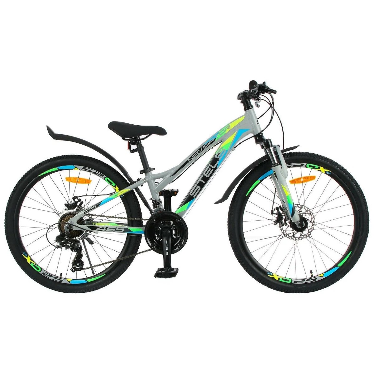 

Велосипед подростковый Stels Navigator 24" 465 MD V010 2024 LU094640, Серый