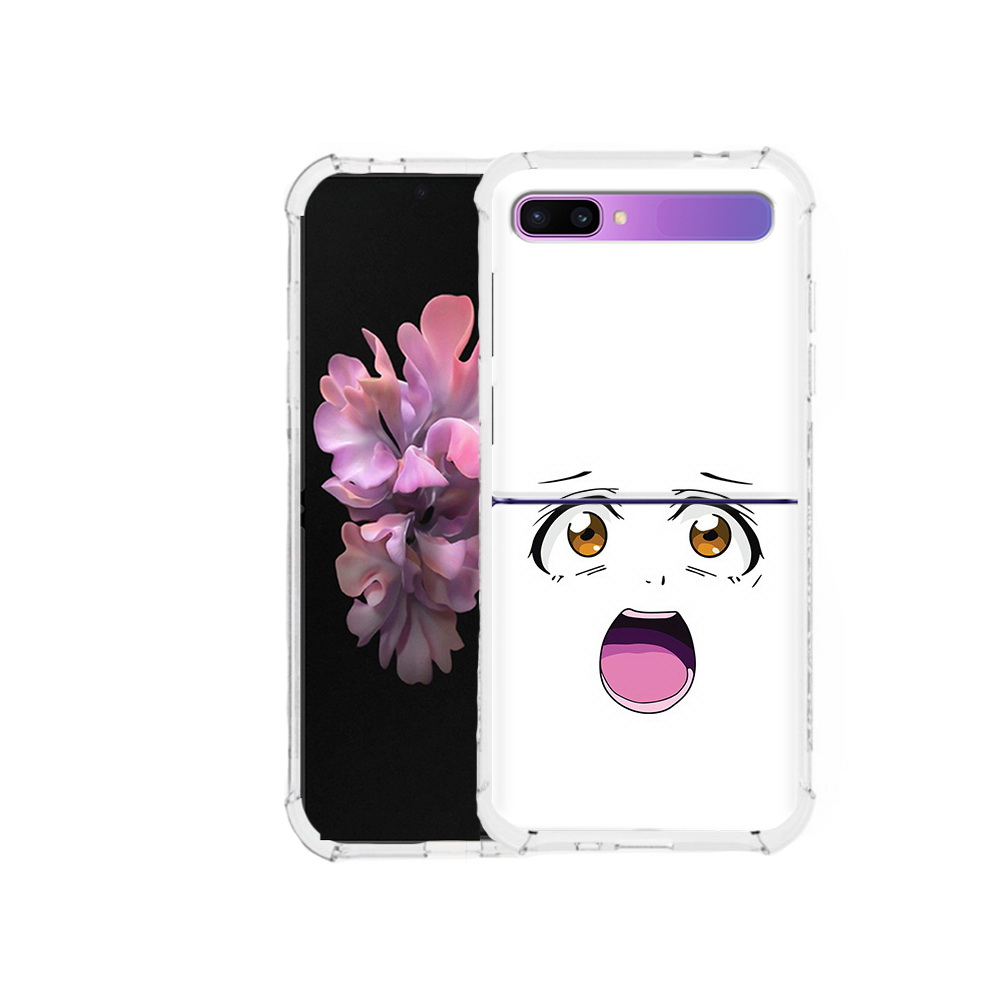 

Чехол MyPads Tocco для Samsung Galaxy Z Flip аниме лицо (PT226935.587.223), Прозрачный, Tocco
