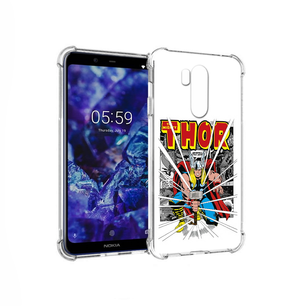 

Чехол MyPads Tocco для Nokia X7 тор рисунок (PT123767.122.647), Прозрачный, Tocco