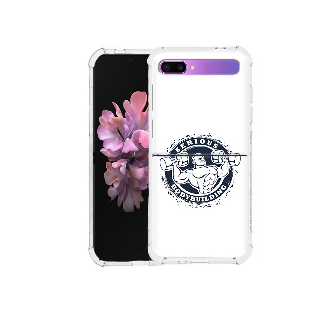 

Чехол MyPads Tocco для Samsung Galaxy Z Flip бодибилдинг воля к победе (PT226935.587.231), Прозрачный, Tocco