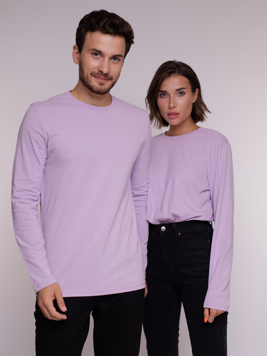 

Лонгслив унисекс Uzcotton UZ-M-L фиолетовый 40-42\XXS, UZ-M-L