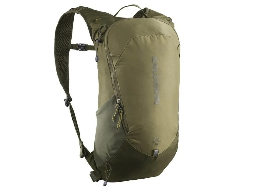 Рюкзак унисекс Salomon TRAILBLAZER khaki/glacier gray, 47х22х16 см