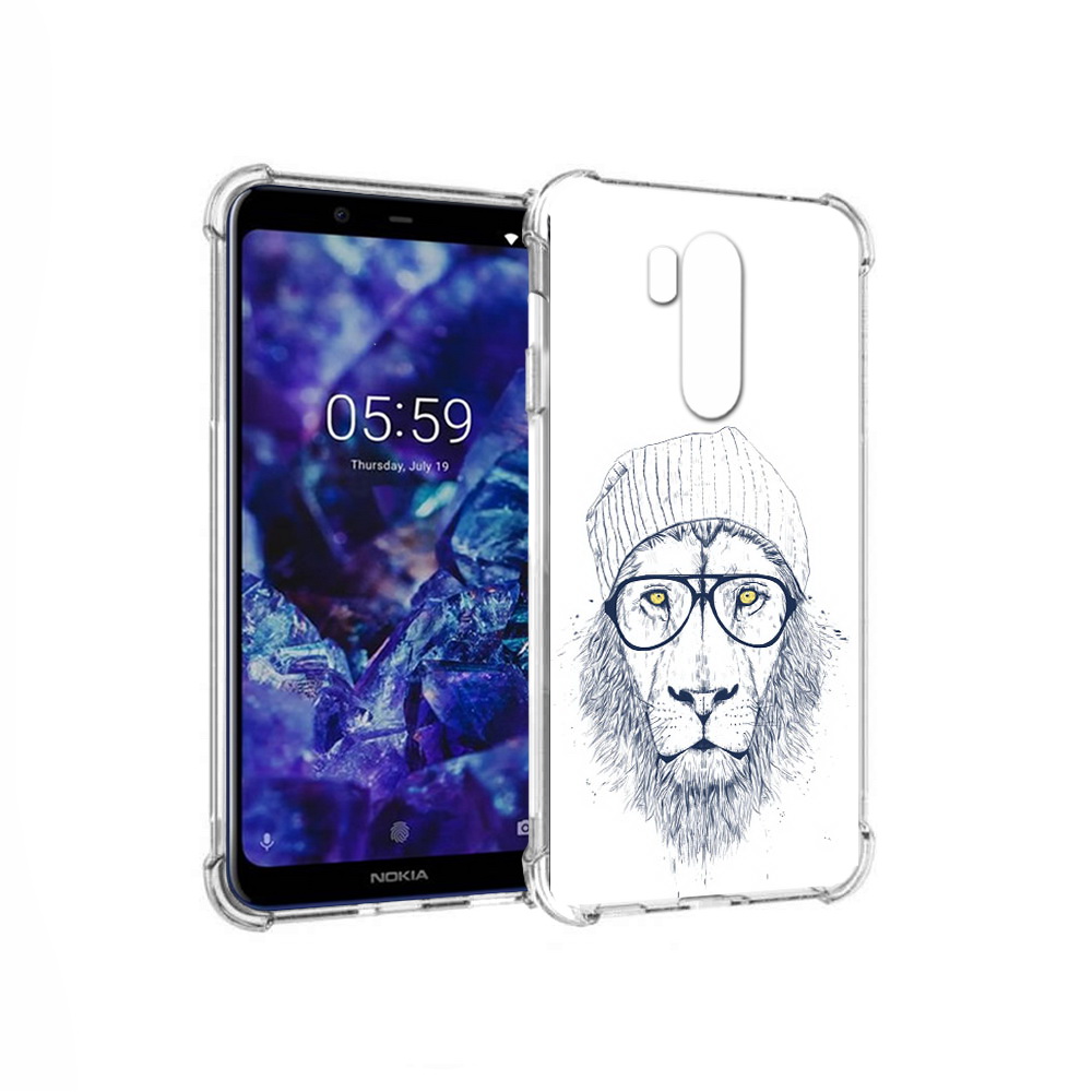 

Чехол MyPads Tocco для Nokia X7 хиппи лев (PT123767.122.663), Прозрачный, Tocco