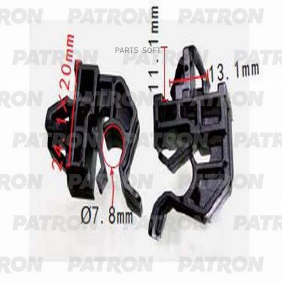 

Держатель пластмассовый Hyundai, Kia применяемость: фиксатор упора капота PATRON P37-1309