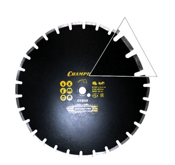 Диск отрезной алмазный Champion PRO Asphafight, C1625
