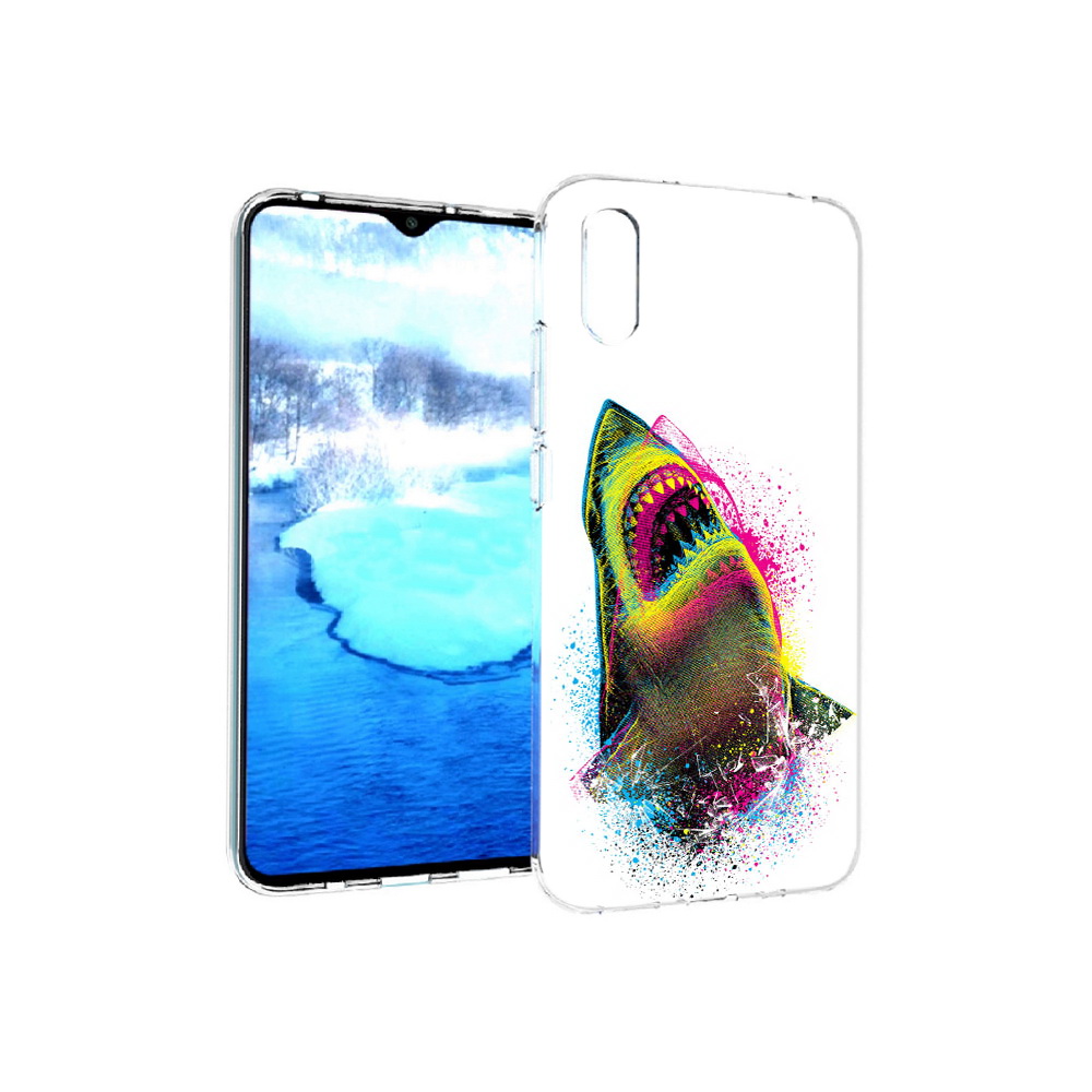

Чехол MyPads Tocco для Xiaomi Redmi 9A челюсти-2 (PT151022.270.674), Прозрачный, Tocco