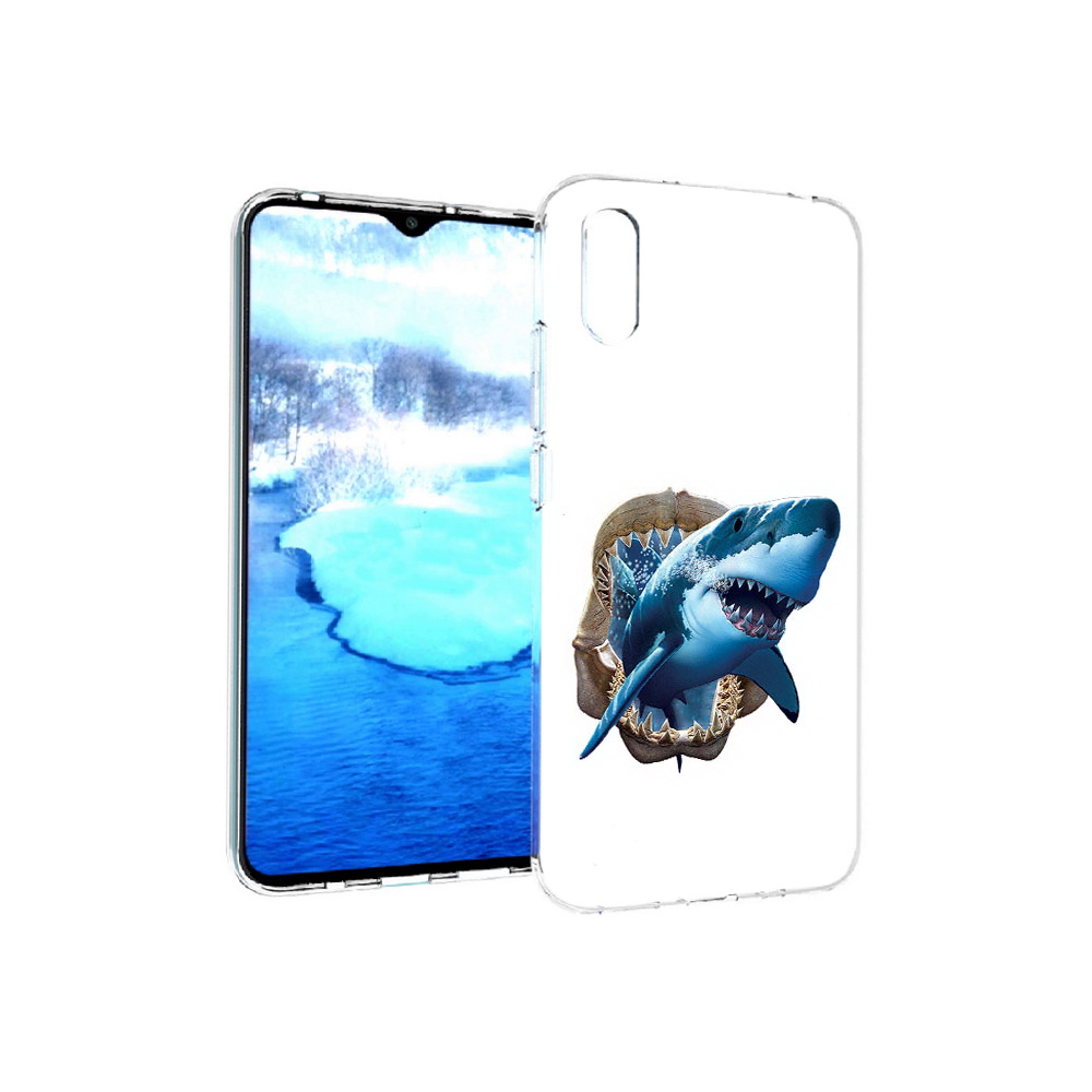 

Чехол MyPads Tocco для Xiaomi Redmi 9A челюсти (PT151022.270.675), Прозрачный, Tocco