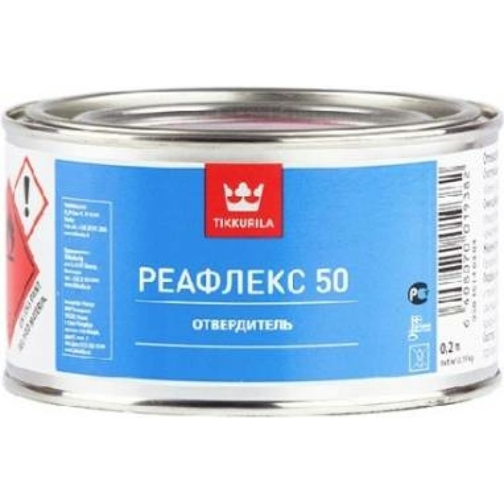 фото Tikkurila reaflex 50 отвердитель для двухкомпонентной, эпоксидной эмали для ванн и бассейн