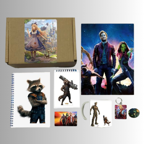 

Бокс с подарком Стражи Галактики, Guardians of the Galaxy 0004, 7 предметов