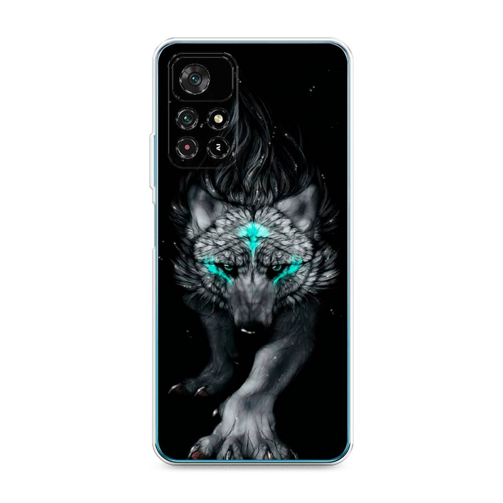 

Чехол Awog на Poco M4 Pro 5G "Волшебный волк", Разноцветный, 311850-2