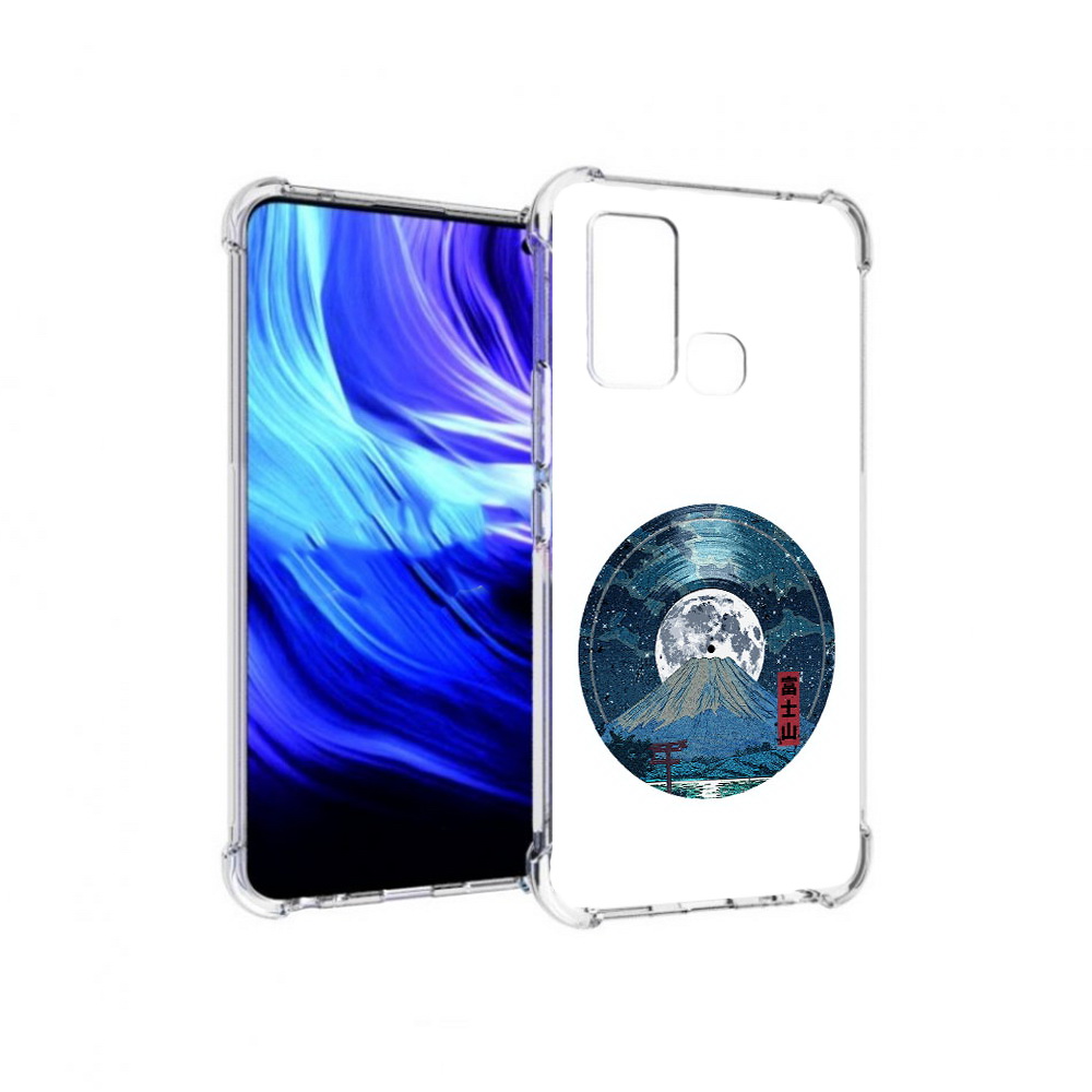 

Чехол MyPads Tocco для Vivo Z6 нарисованная виниловая гора с луной (PT226976.399.497), Прозрачный, Tocco
