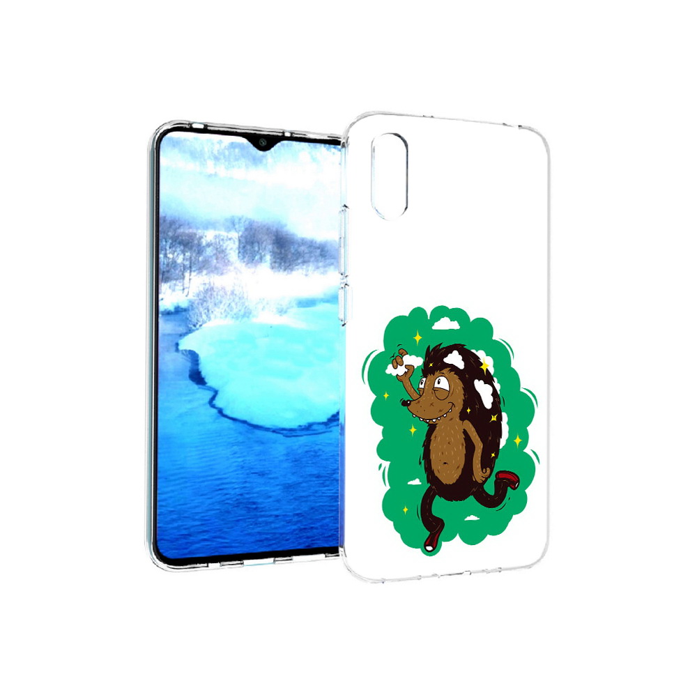 

Чехол MyPads Tocco для Xiaomi Redmi 9A Ежик в облаках (PT151022.270.77), Прозрачный, Tocco