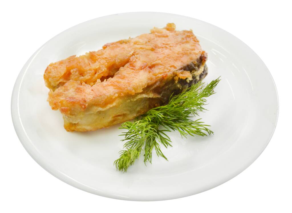 

Минтай жареный