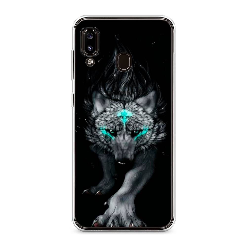

Чехол Awog на Samsung Galaxy A30 "Волшебный волк", Разноцветный, 27550-2