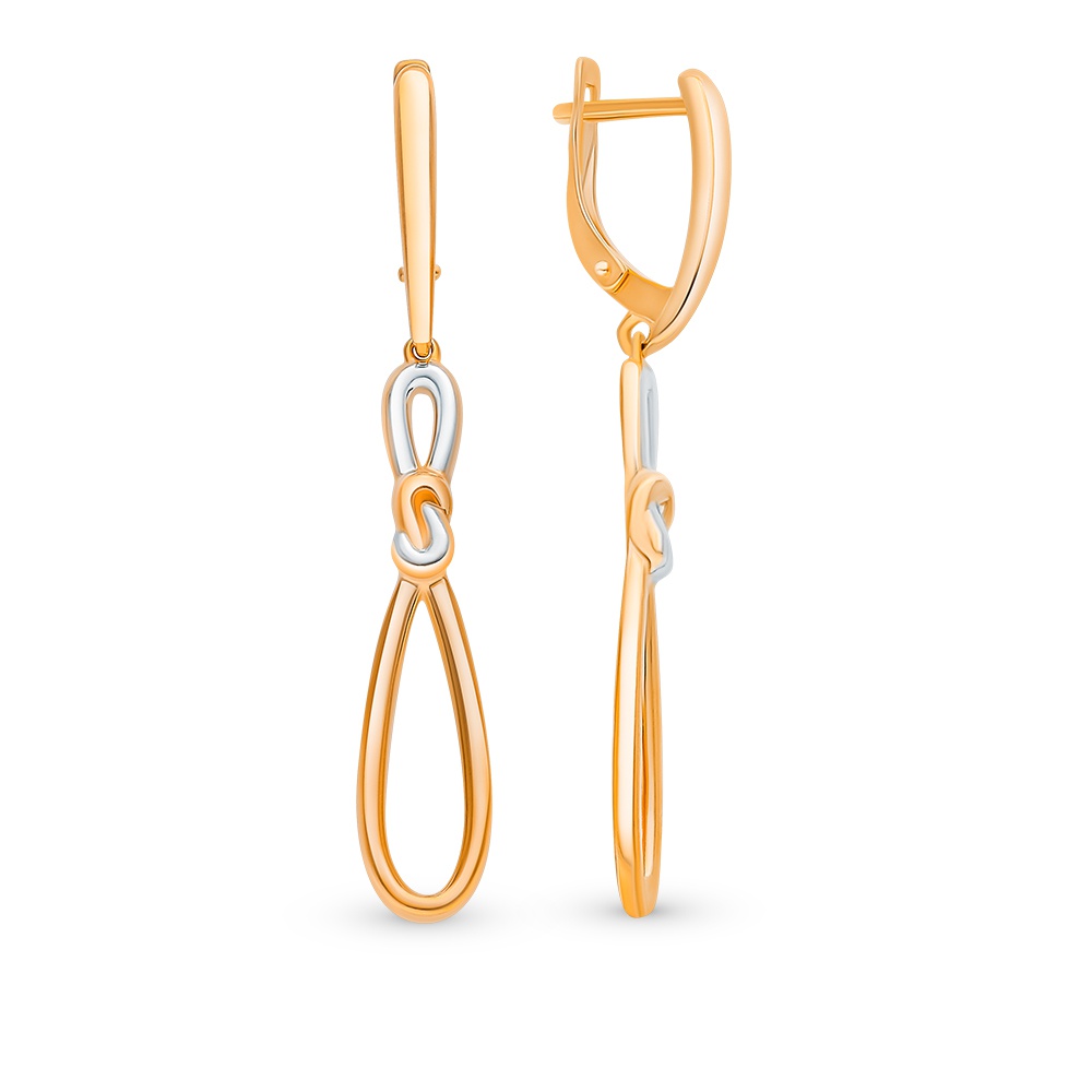 

Серьги подвески из серебра 585Gold 702010248, 702010248