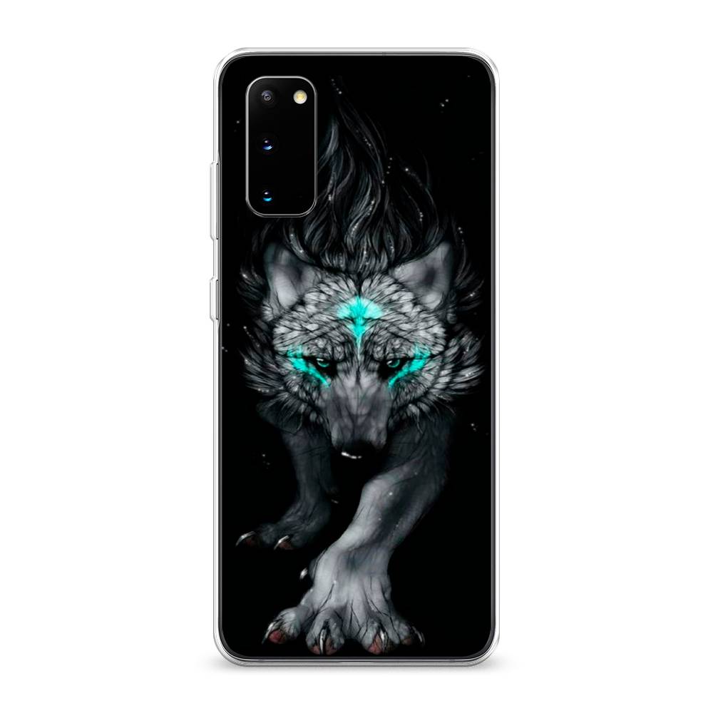 

Чехол Awog на Samsung Galaxy S20 "Волшебный волк", Разноцветный, 29250-2