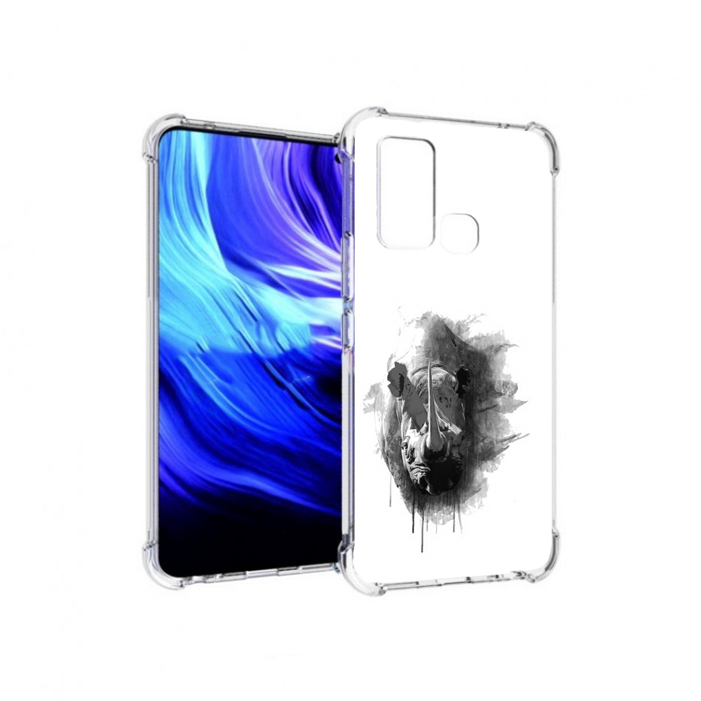 

Чехол MyPads Tocco для Vivo Z6 носорог (PT226976.399.523), Прозрачный, Tocco