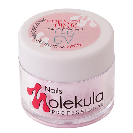 

Гель строительный Molekula №06 French Pink 30 г