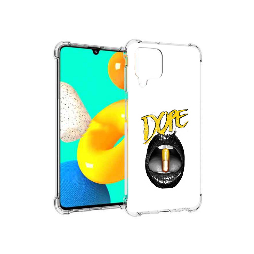 

Чехол MyPads Tocco для Samsung Galaxy M32 губы (PT161818.523.303), Прозрачный, Tocco