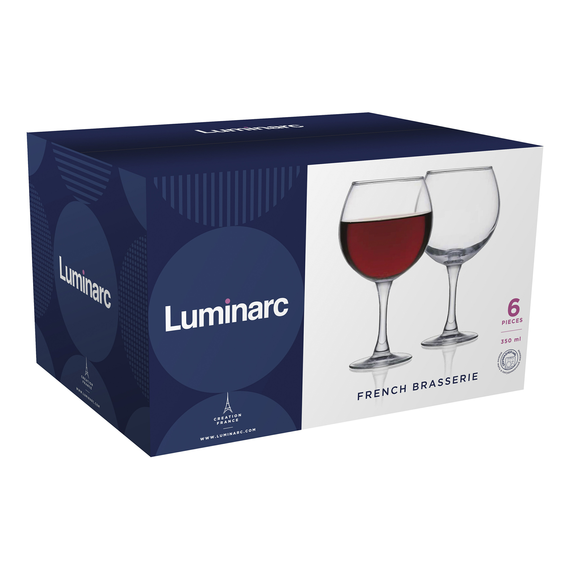 

Набор бокалов для вина Luminarc Французский ресторан 6 шт 350 мл