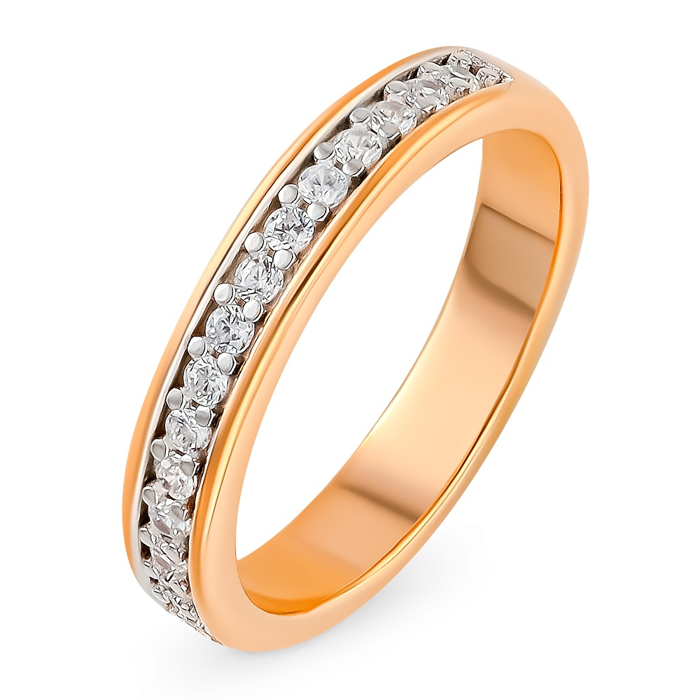 

Кольцо из серебра р.  585Gold 701012403, фианит, 701012403