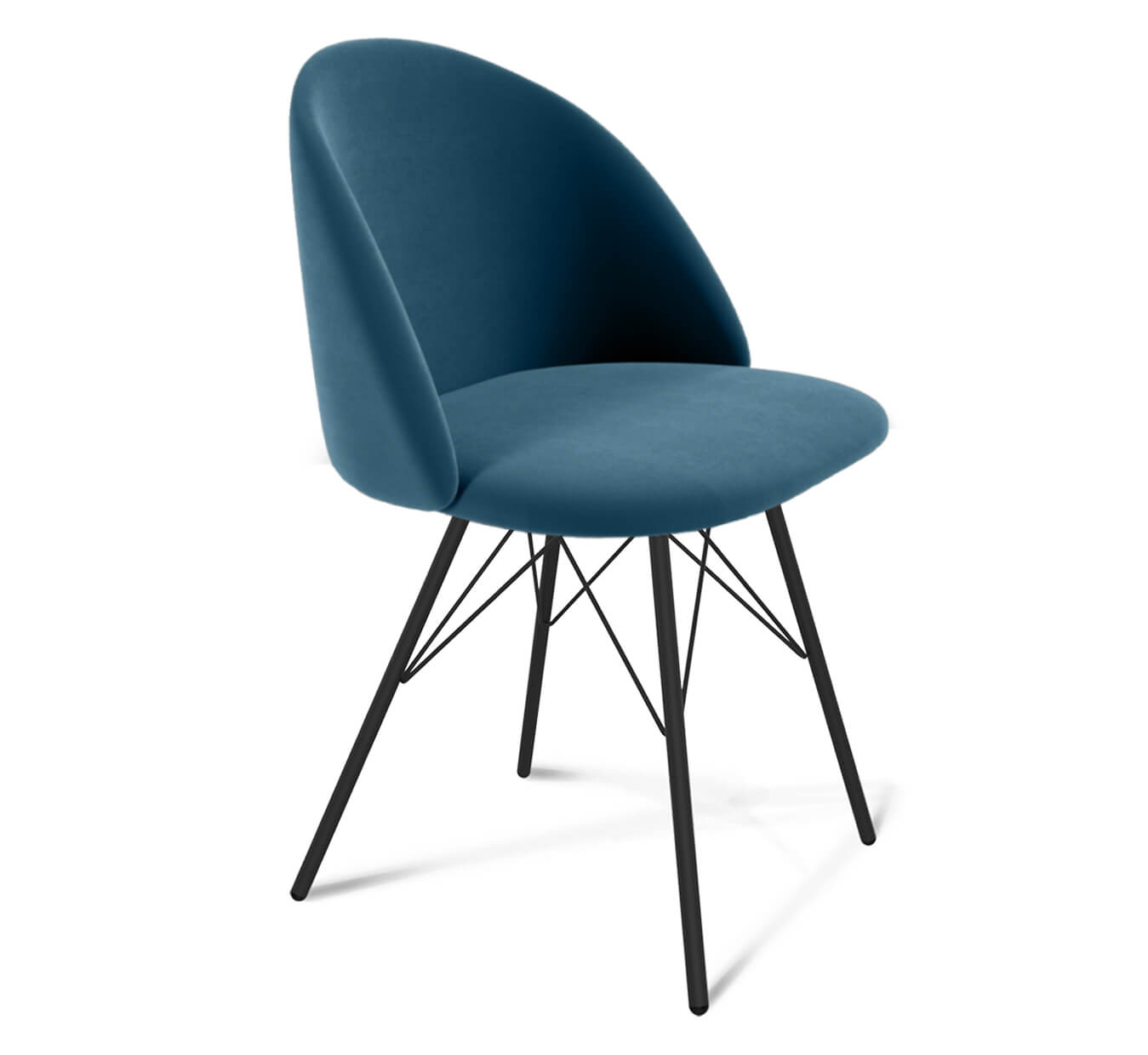 

Стул Sheffilton SHT-ST35/S37 тихий океан/черный муар, SHT-ST35/S37
