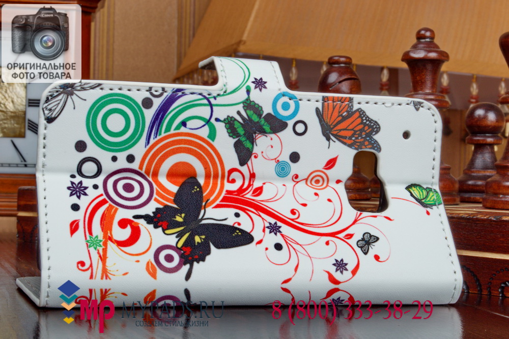 

Чехол MyPads для HTC One M9s белый (8396), Черный