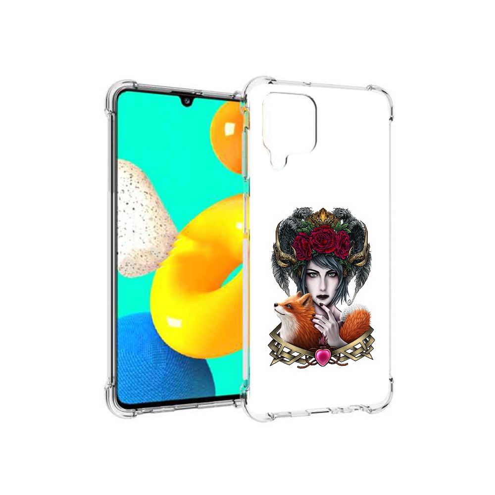 

Чехол MyPads Tocco для Samsung Galaxy M32 девушка с лисой (PT161818.523.314), Прозрачный, Tocco