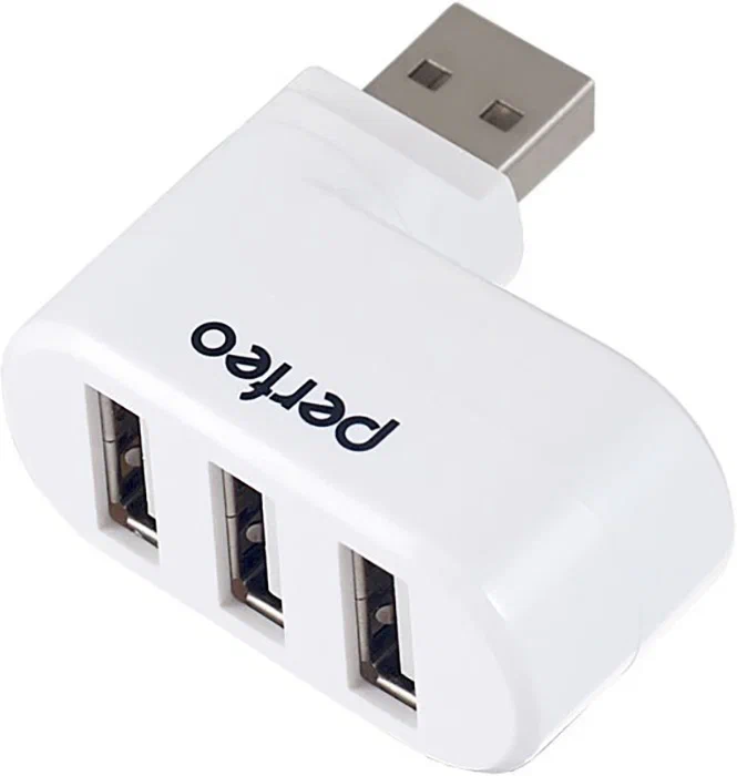 

Разветвитель для компьютера Perfeo белый (QVPRFUSBHUB-3-WH)