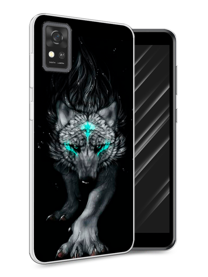 

Чехол Awog на ZTE Blade A31 / ЗТЕ Блэйд A31 "Волшебный волк", Разноцветный, 134650-2