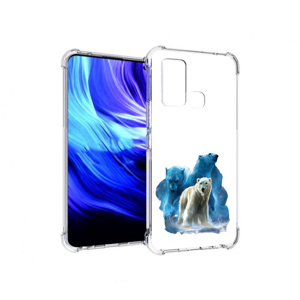 

Чехол MyPads Tocco для Vivo Z6 полярный медведь (PT226976.399.549), Прозрачный, Tocco