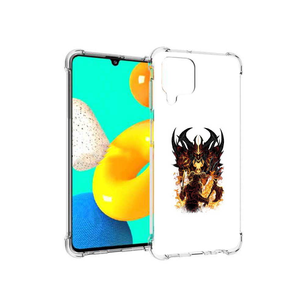 

Чехол MyPads Tocco для Samsung Galaxy M32 демон shadow fiend (PT161818.523.318), Прозрачный, Tocco