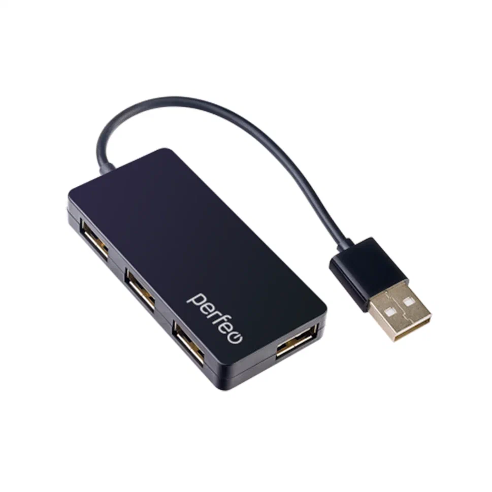 

Разветвитель для компьютера Perfeo чёрный(QVPRFUSBHUB-4-WH)