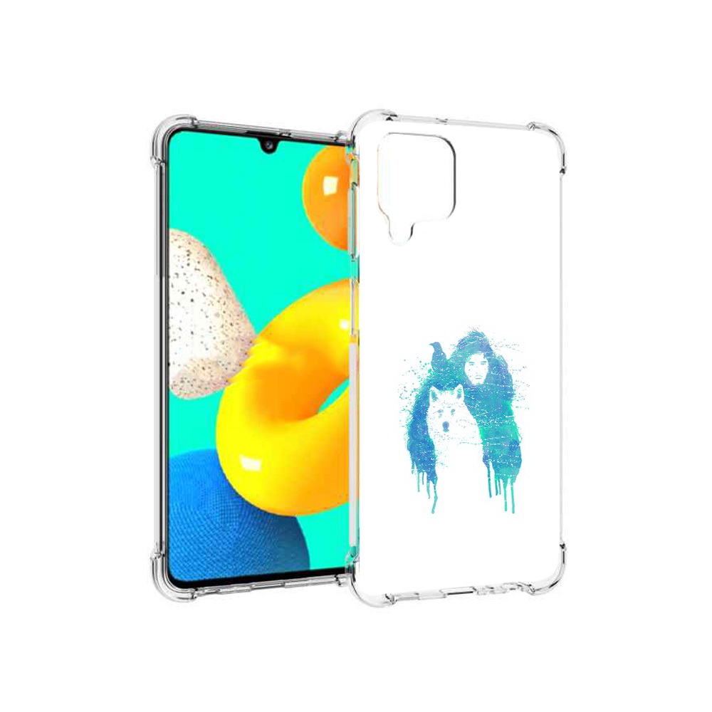 

Чехол MyPads Tocco для Samsung Galaxy M32 джон сноу (PT161818.523.323), Прозрачный, Tocco