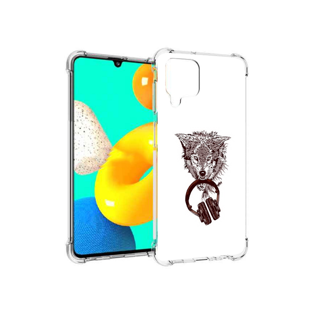 

Чехол MyPads Tocco для Samsung Galaxy M32 дикий волк (PT161818.523.325), Прозрачный, Tocco