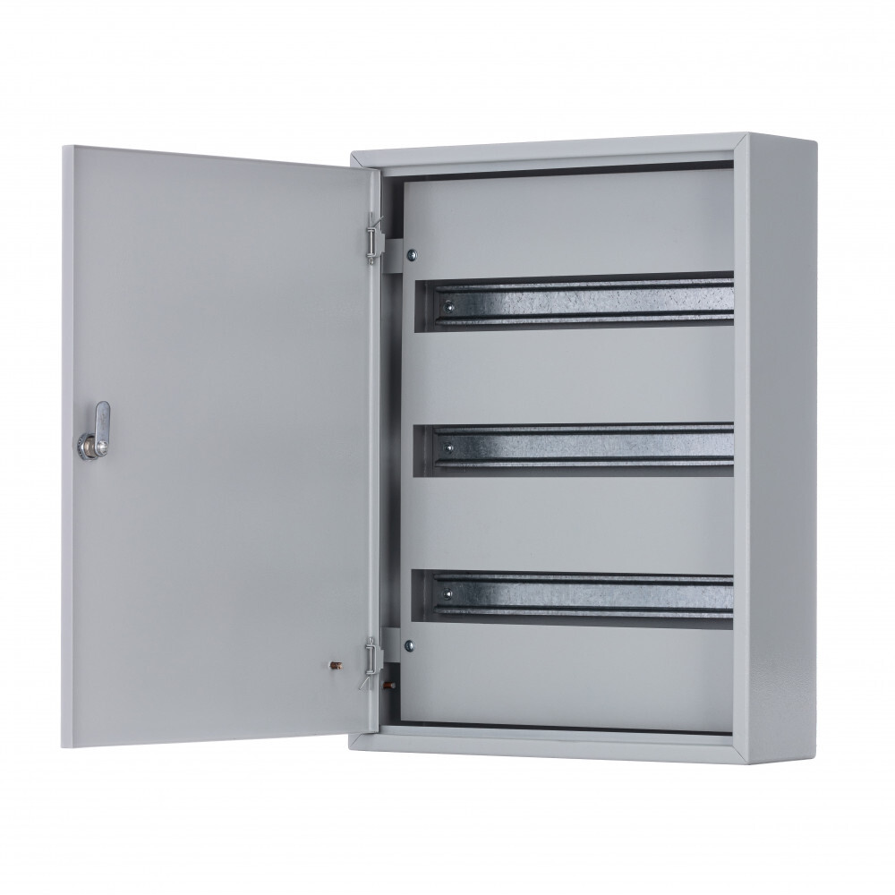 

Корпус металлический DEKraft 30211DEK ЩРВ-54, 520х400х120, 54 модулей, IP31, серый