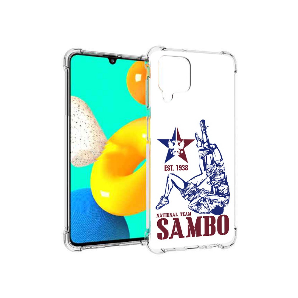 

Чехол MyPads Tocco для Samsung Galaxy M32 единоборства самбо (PT161818.523.344), Прозрачный, Tocco