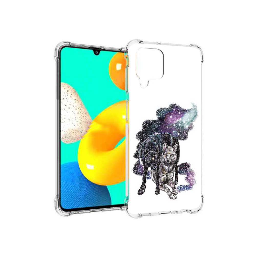 

Чехол MyPads Tocco для Samsung Galaxy M32 звездные волки (PT161818.523.352), Прозрачный, Tocco